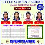 CLASS X CBSE RESULTS(2024-25)