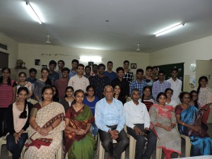 Dr. Rameswar Rao. J Chairman, My Home Group Guide & Philosopher in Conversation with Outgoing Class X Students