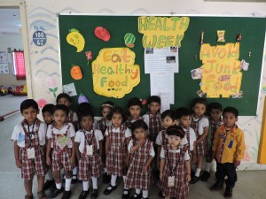 "Health is Wealth" Kids at Pre-Primary